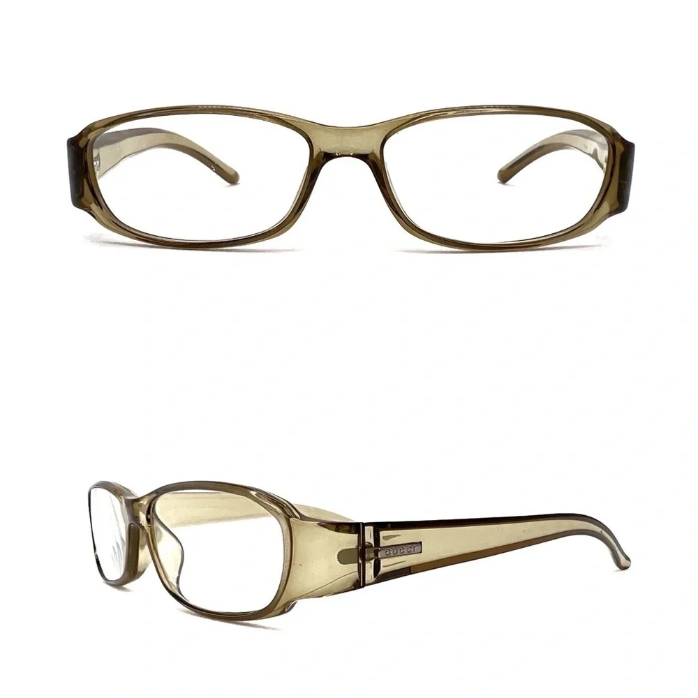 Gucci Eyeglasses Frames Prescription-Ready GG 2499 Optyl Full Rim Rectangle EUC